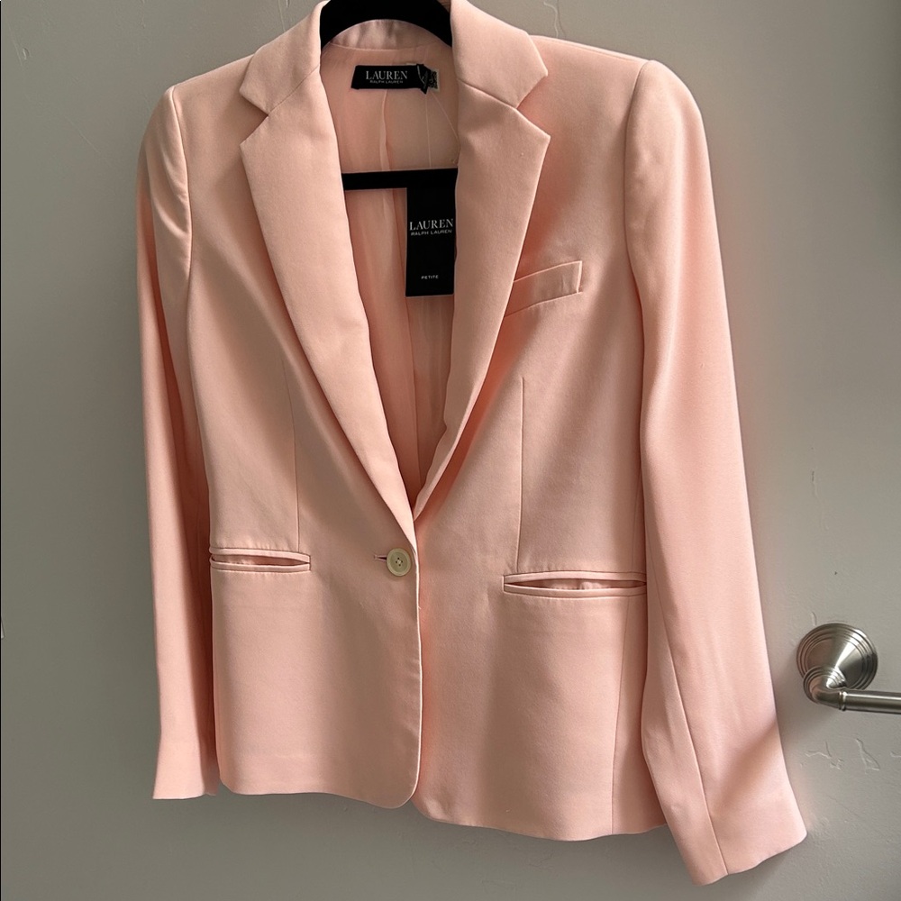 Ralph Lauren Soft Pink Blazer